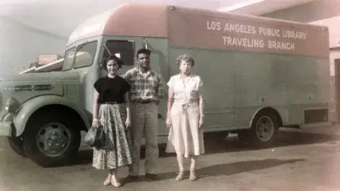 Library Bookmobile, circa 1950.