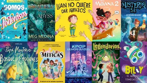 collage of 10 book covers