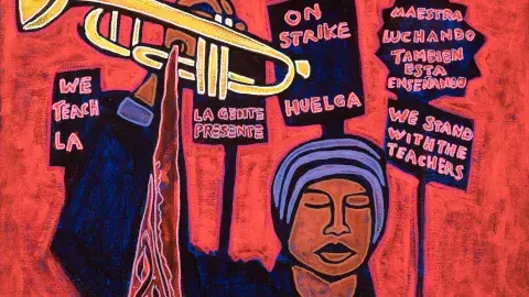 Painting of Music Teacher