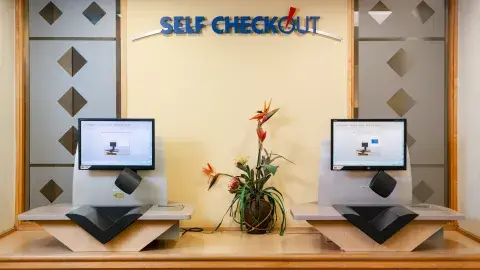 self checkout machines