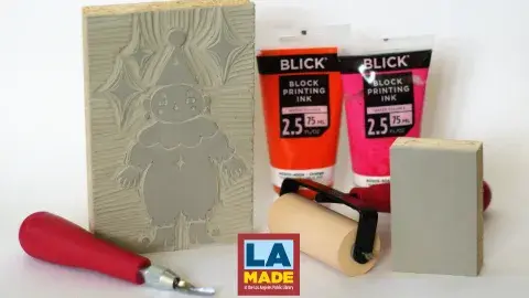 linocut making supplies