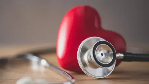 heart and stethoscope
