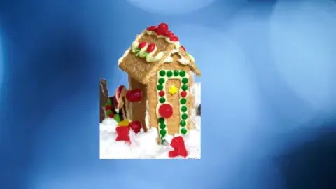 a graham cracker house