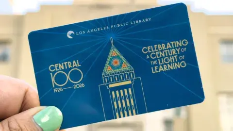 library card with pyramid top