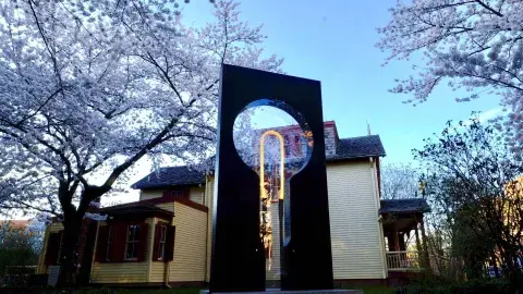 LED interactive sculpture