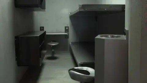 Replica of prison cell
