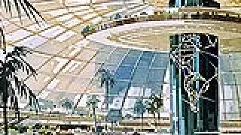 From book Never Built Los Angeles, Pereira and Luckman- original master plan for LAX flight path learning center